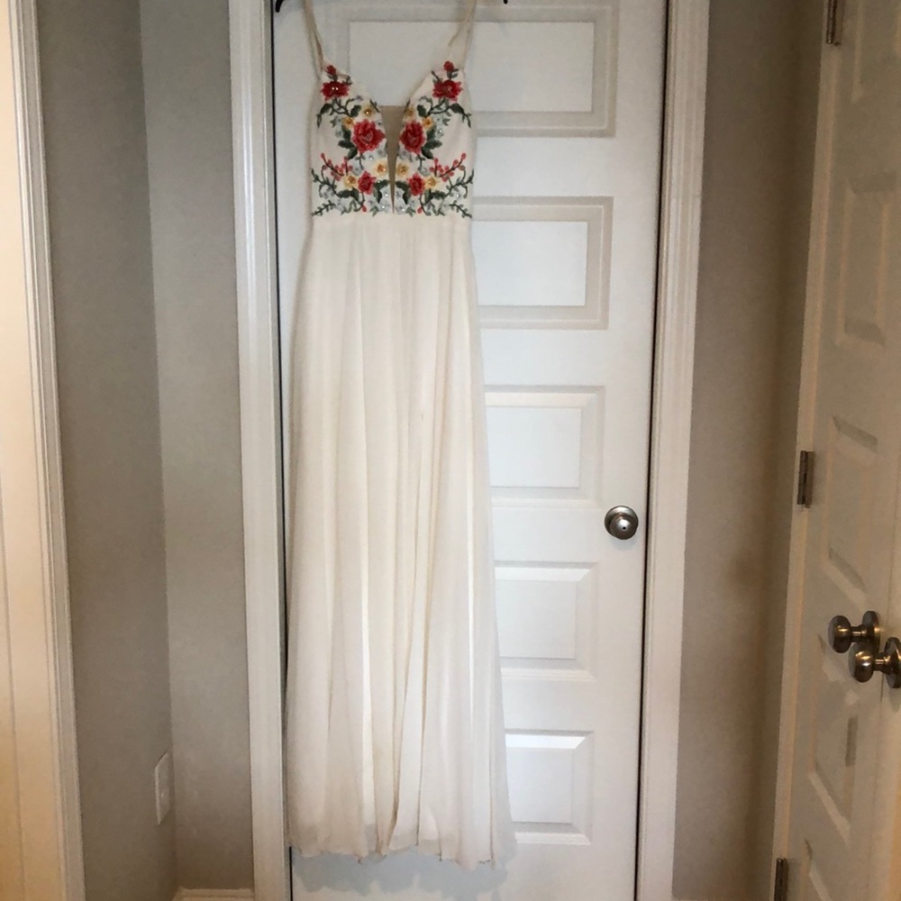 Floral print prom/ homecoming dress - Picture 2 of 10
